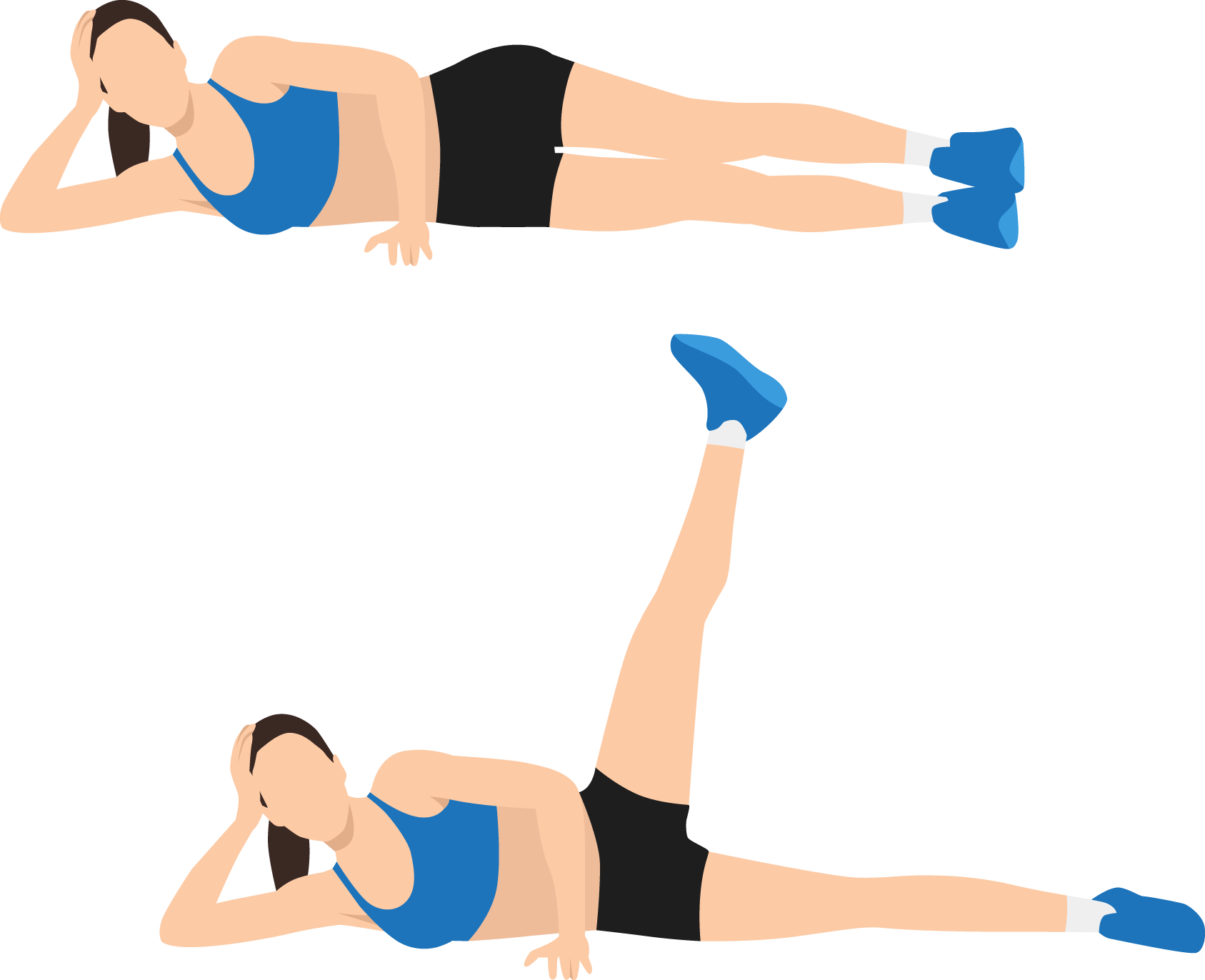 side-lying leg lifts guide